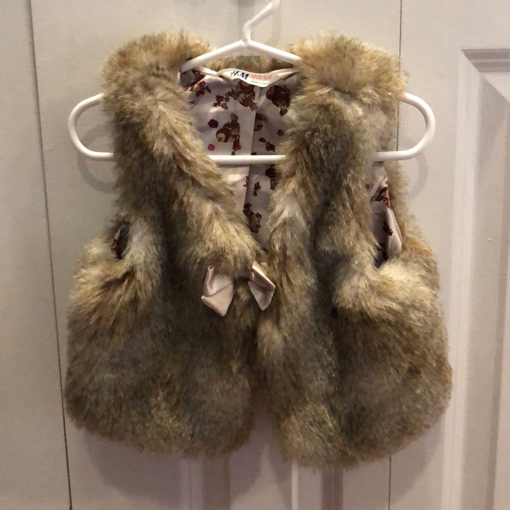Toddler H & M Faux Fur Vest